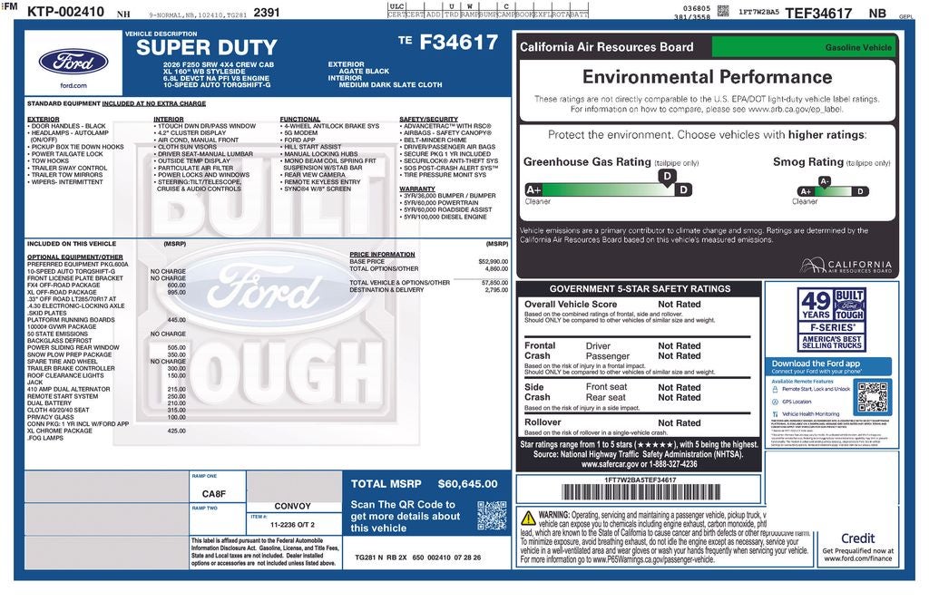 2026 Ford F-250SD XL