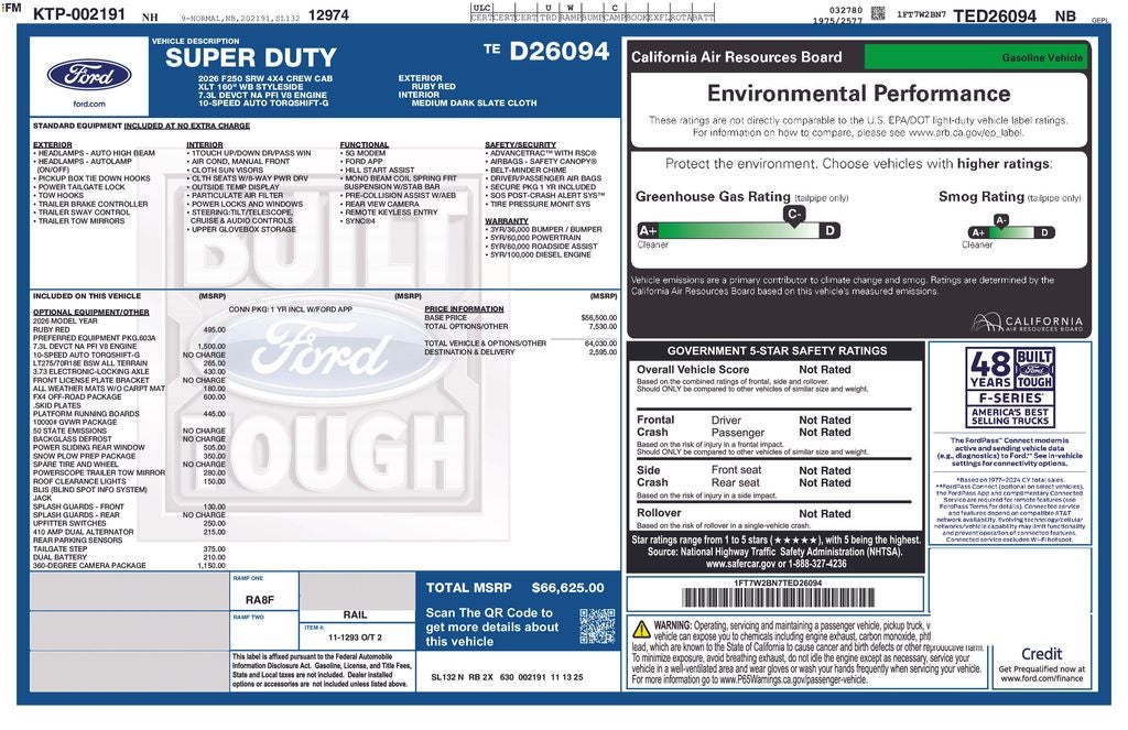 2026 Ford F-250SD XLT