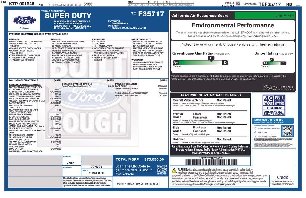 2026 Ford F-250SD XLT