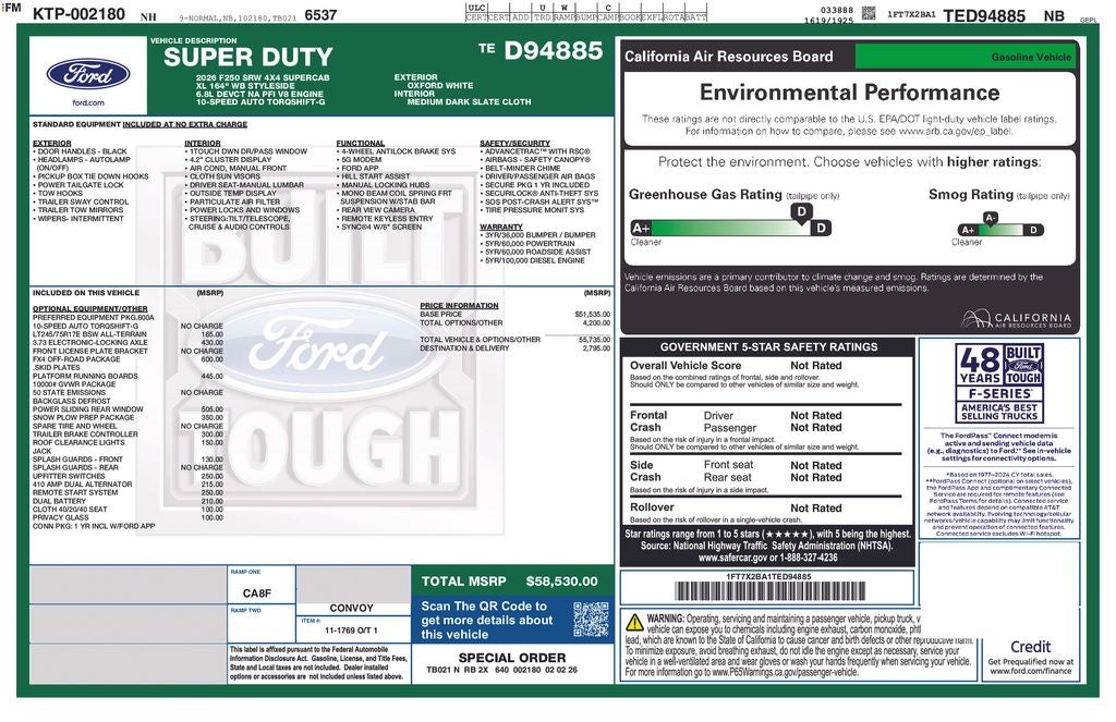 2026 Ford F-250SD XL