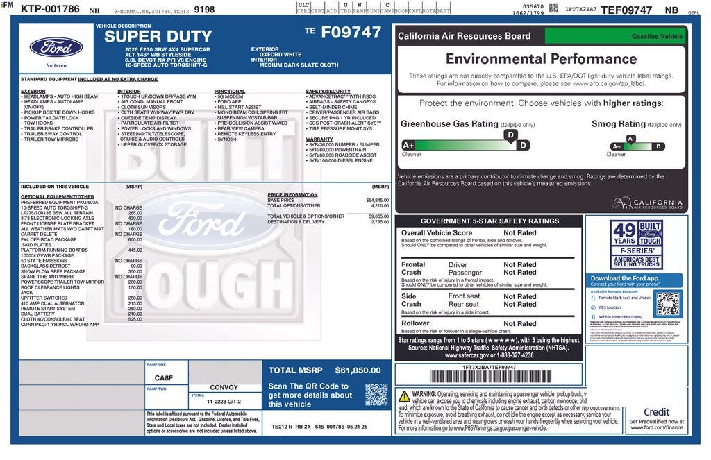 2026 Ford F-250SD XLT