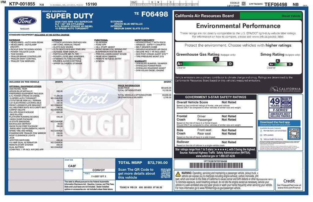 2026 Ford F-250SD XLT