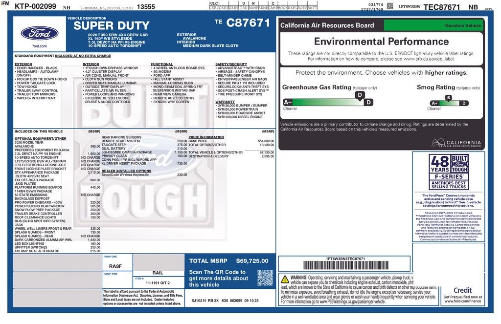 2026 Ford F-350SD XL
