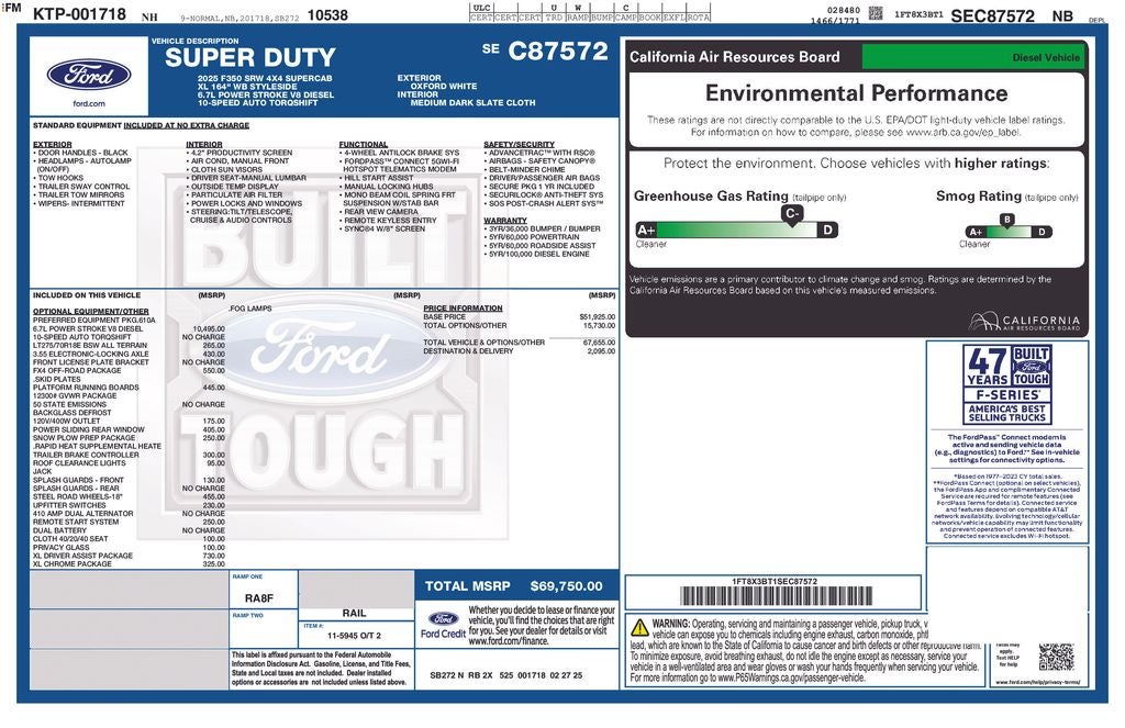 2025 Ford F-350SD XL