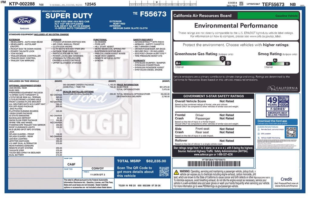2026 Ford F-250SD XLT