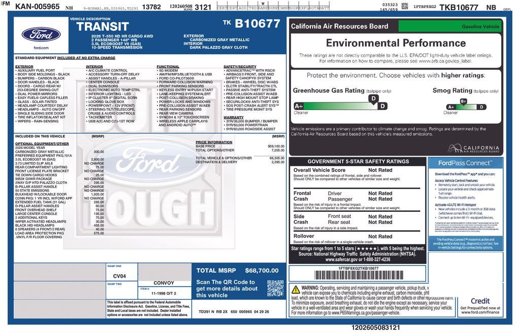2026 Ford Transit-350 Base