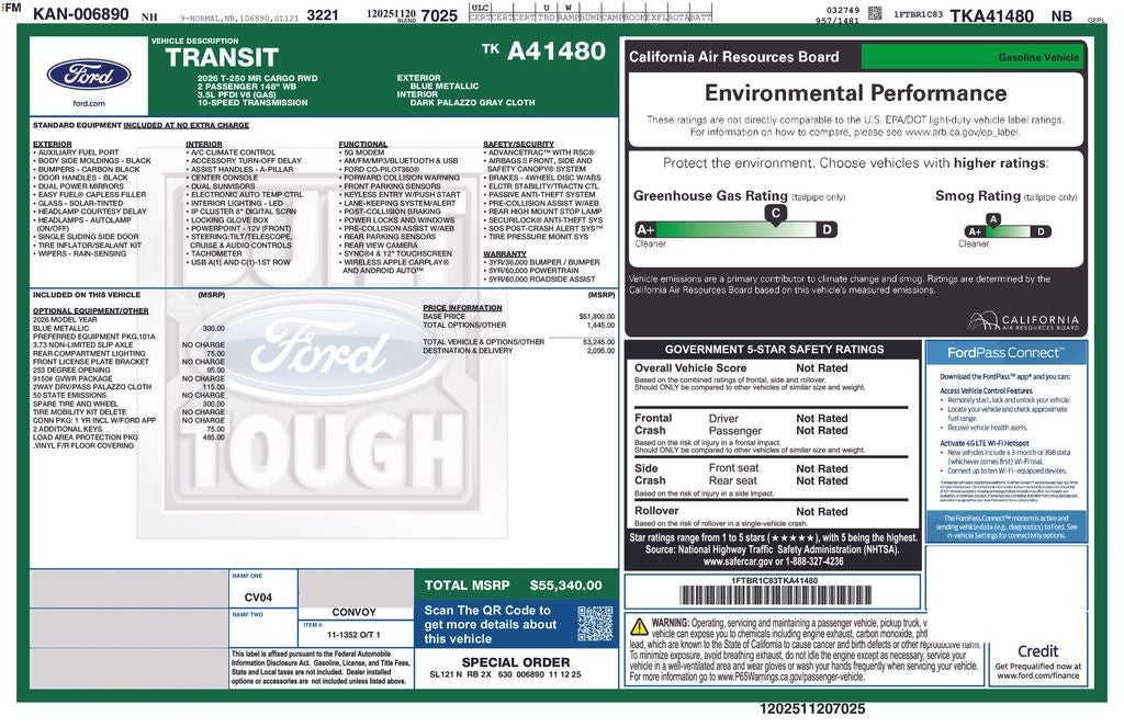 2026 Ford Transit-250 Base