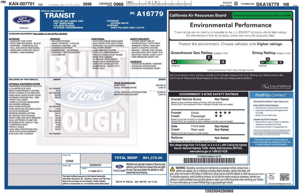 2025 Ford Transit-350 Base