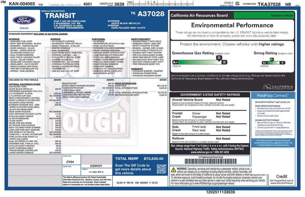 2026 Ford Transit-350 Base