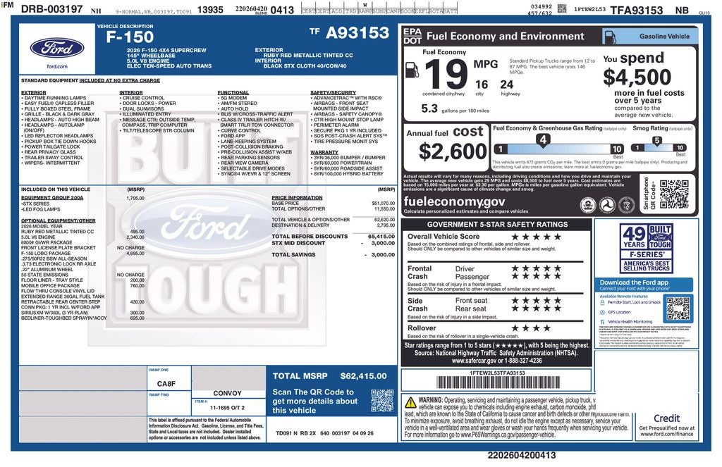 2026 Ford F-150 STX