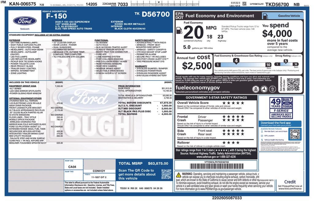 2026 Ford F-150 XLT