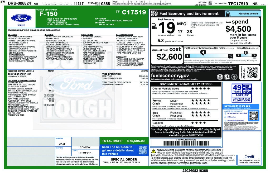 2026 Ford F-150 King Ranch