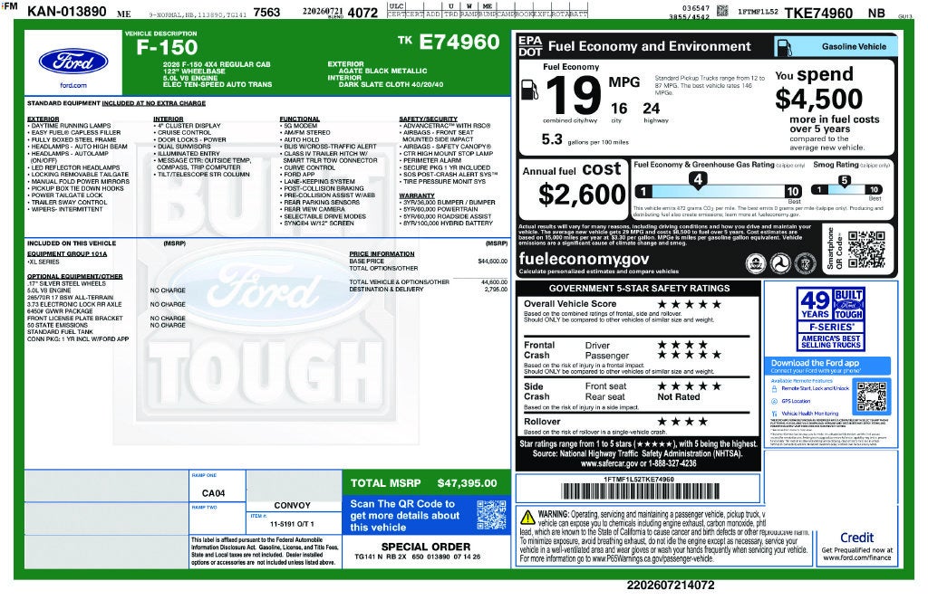2026 Ford F-150 XL
