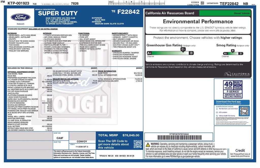 2026 Ford F-350SD XLT DRW