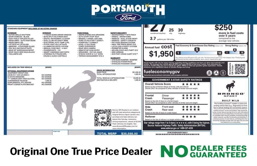 2025 Ford Bronco Sport Big Bend