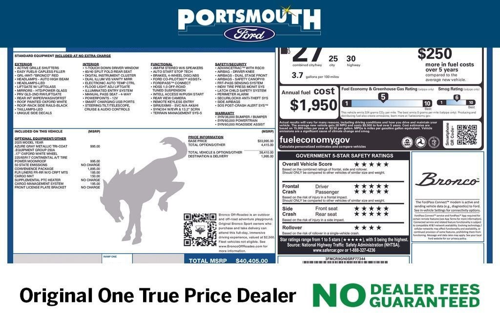 2025 Ford Bronco Sport Heritage